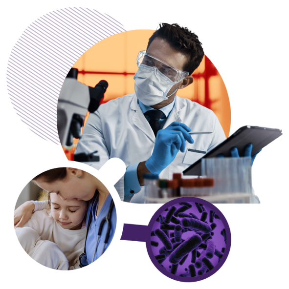 Scientist working in a lab